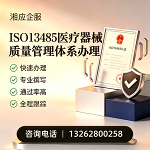 乐山ISO13485医疗器械质量管理体系认证服务