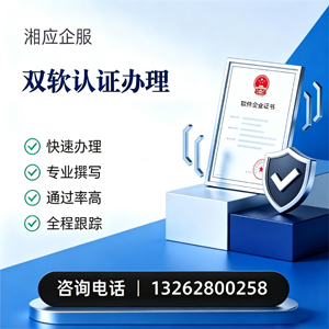 乐山双软认证申报服务