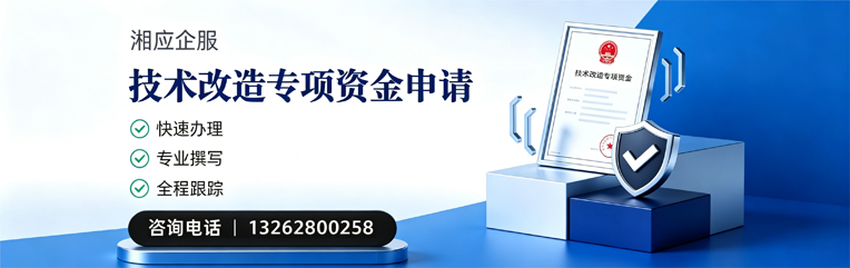 乐山技术改造专项资金申报服务