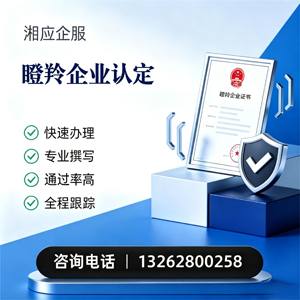 乐山瞪羚企业认定申报服务