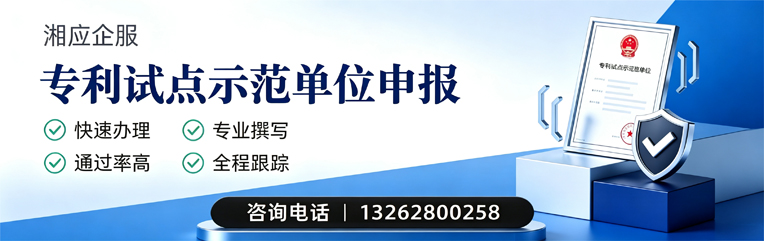 乐山专利试点示范单位申报服务