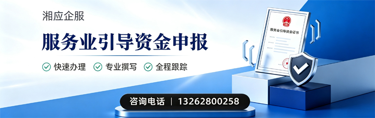乐山服务业引导资金申报服务