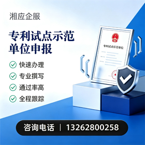 乐山专利试点示范单位申报服务