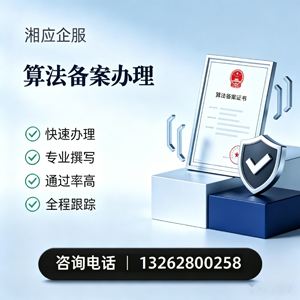 乐山算法备案申报服务